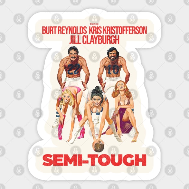 Semi-Tough Cult Classic Sports Comedy 1977 Sticker by darklordpug